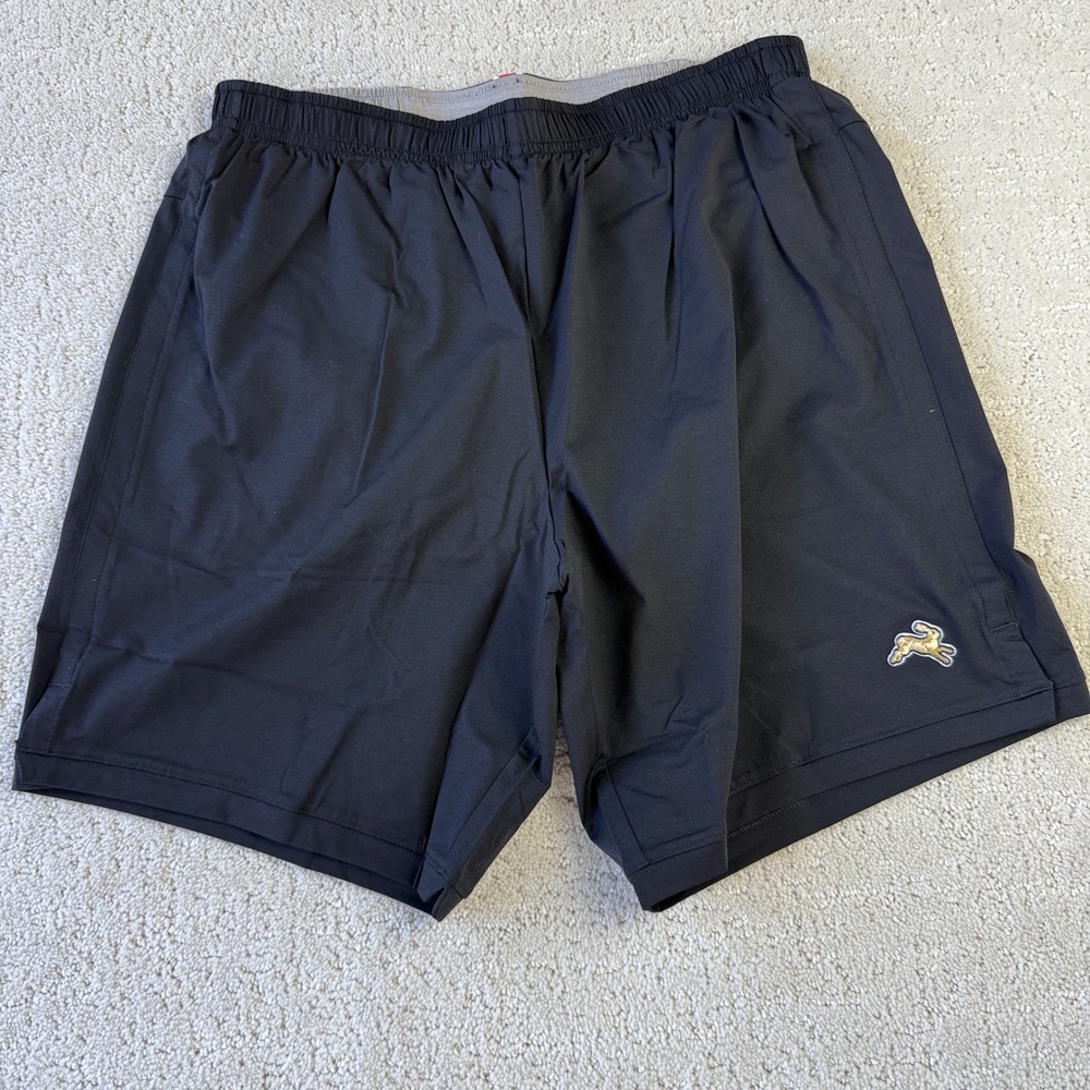 Tracksmith Session Running Shorts 7" Men NEW Small Black MB329 Zip Pocket